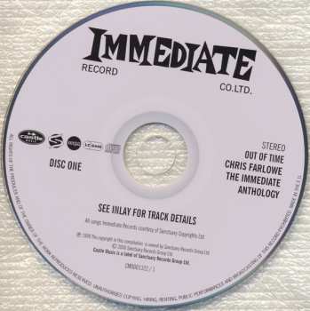 2CD Chris Farlowe: Out Of Time - The Immediate Anthology