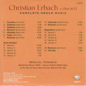 9CD/Coffret Manuel Tomadin: Complete Organ Music
