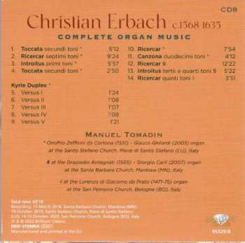 9CD/Coffret Manuel Tomadin: Complete Organ Music