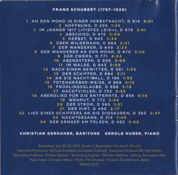 CD Franz Schubert: Nachtviolen: Schubert Lieder