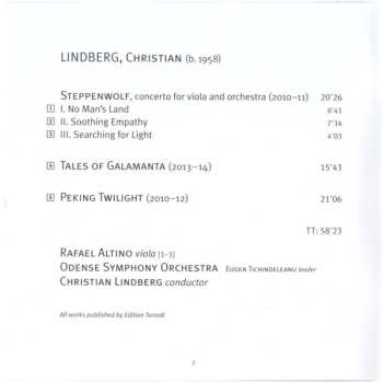 SACD Odense Symfoniorkester: Steppenwolf - Viola Concerto ● Tales Of Galamanga ● Peking Twilight