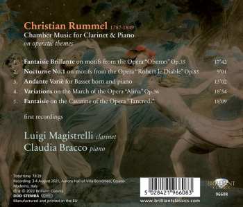 CD Luigi Magistrelli: Chamber Music For Clarinet & Piano