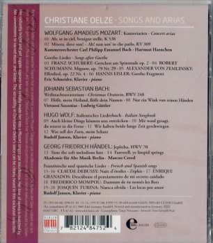 CD Christiane Oelze: Songs And Arias Bach Mozart Wolf Debussy