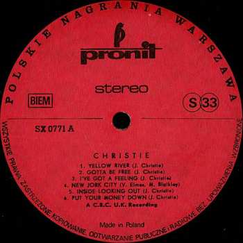 LP Christie: Christie