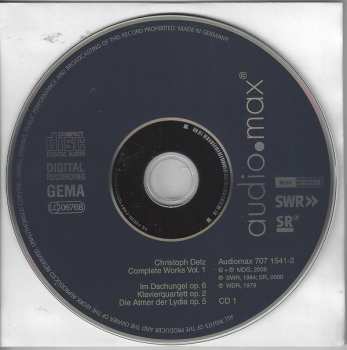 3CD/Coffret Christoph Delz: Complete Works Vol. 1