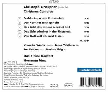 CD Jan Kobow: Frohlocke, Werte Christenheit (Christmas Cantatas)