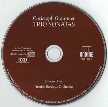 CD Christoph Graupner: Trio Sonatas