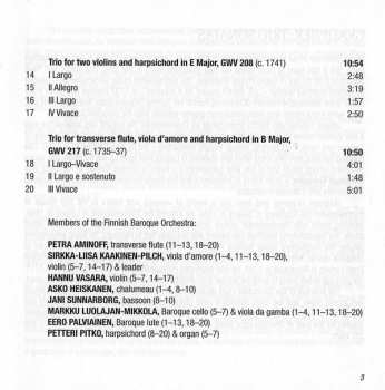 CD Christoph Graupner: Trio Sonatas