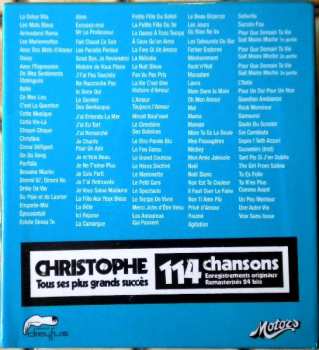 20CD/Coffret Christophe: 114 Chansons - Tous Ses Plus Grands Succès LTD