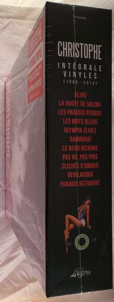 14LP/Coffret Christophe: Intégrale Vinyles (1965 - 2013)