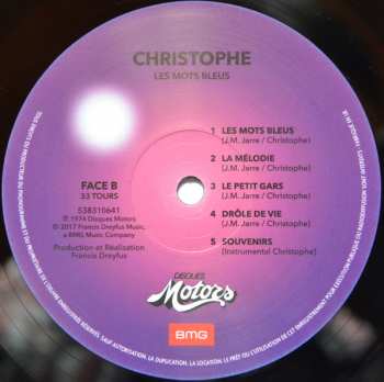 LP Christophe: Les Mots Bleus