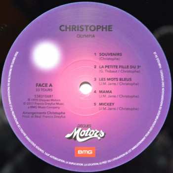2LP Christophe: Olympia