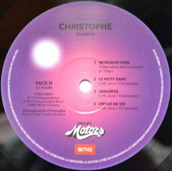 2LP Christophe: Olympia