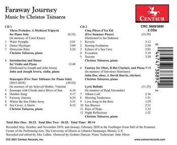 2CD Christos Tsitsaros: Faraway Journey: Music By Christos Tsitsaros