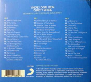 3CD Christy Moore: Where I Come From