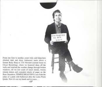 CD Chuck Prophet: Temple Beautiful