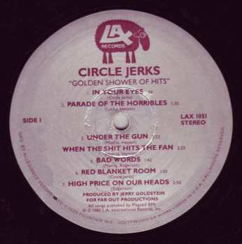LP Circle Jerks: Golden Shower Of Hits