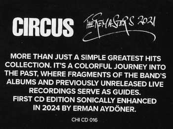 CD Circus: The Remasters 2021 – Toronto NYC Istanbul