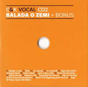 4CD/Coffret C&K Vocal: Dřív Než Něco Začne 1969-1989