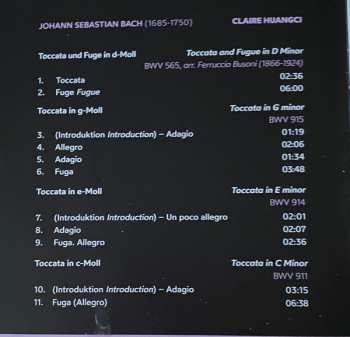 CD Claire Huangci: Bach Toccatas
