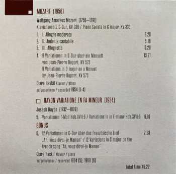 10CD/Coffret Clara Haskil: Milestones Of A Legend