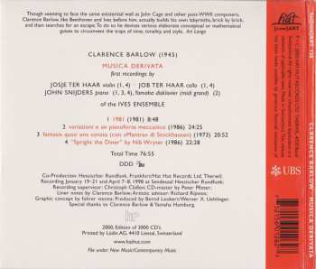 CD Clarence Barlow: Musica Derivata
