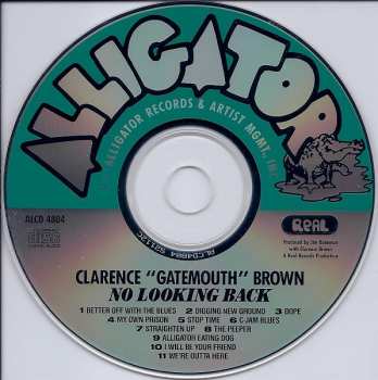 CD Clarence "Gatemouth" Brown: No Looking Back
