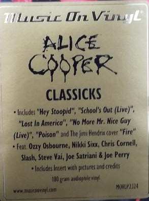 2LP Alice Cooper: Classicks