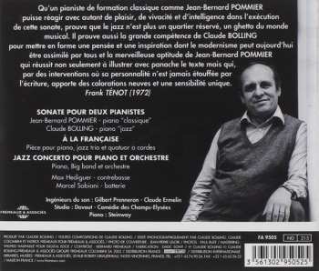CD Claude Bolling: Sonate Pour Deux Pianistes