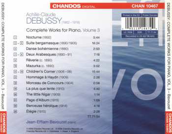CD Claude Debussy: Complete Works For Piano, Vol. 3