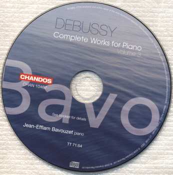 CD Claude Debussy: Complete Works For Piano, Vol. 3