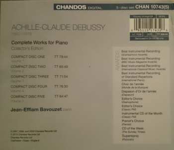 5CD/Coffret Claude Debussy: Debussy: Complete Works For Piano (Collector's Edition)