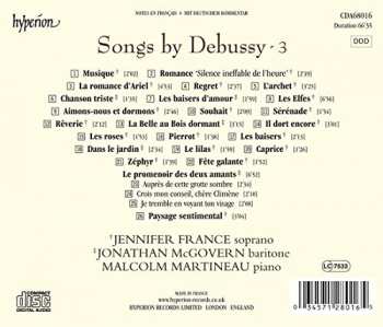 CD Claude Debussy: Debussy Songs - 3