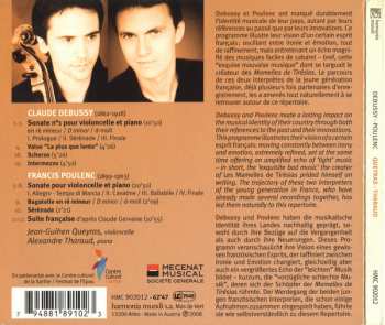 CD Claude Debussy: Debussy∙Poulenc Queyras∙Tharaud