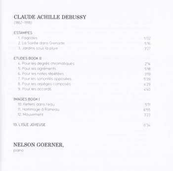 CD Claude Debussy: L'Isle Joyeuse, Images Book I, Études Book II, Estampes DIGI