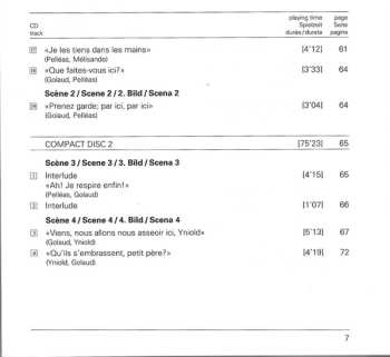 2CD Claude Debussy: Debussy: Pelleas Et Melisande