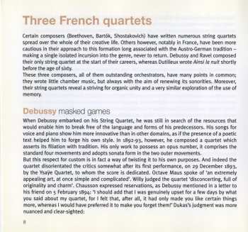 CD Claude Debussy: Quatuors À Cordes