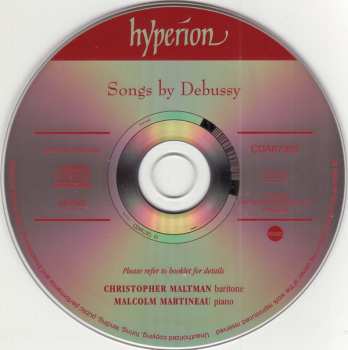 CD Claude Debussy: Songs