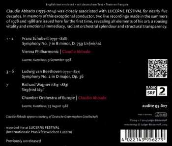 CD Ludwig van Beethoven: Symphony No. 7 Unfinished / Symphony No. 2 / Siegfried Idyll