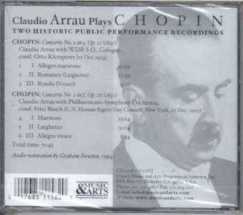 CD Otto Klemperer: Arrau Plays Chopin: The Two Concertos 
