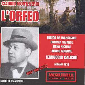 2CD Claudio Monteverdi: L'orfeo