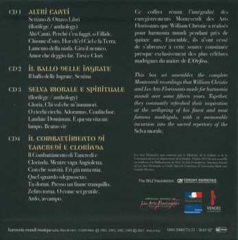4CD/Coffret Claudio Monteverdi: Madrigali & Selva Morale