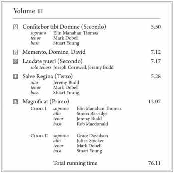 CD Claudio Monteverdi: Selva Morale E Spirituale Volume III