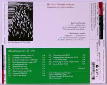 CD Clement Janequin: Chanson Élégiaques Et Pittoresques = Elegiac & Picturesque Songs