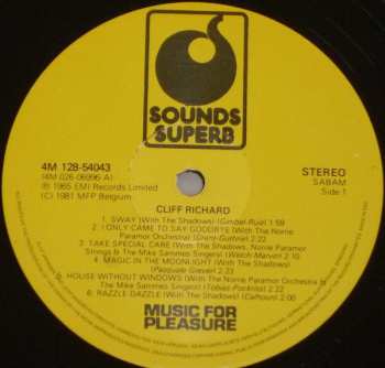 3LP/Coffret Cliff Richard: Cliff Richard