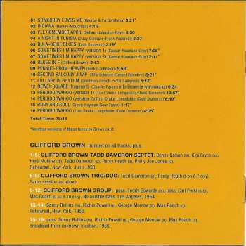 CD Clifford Brown: The Lost Rehearsals 1953-1956