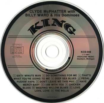 CD Clyde McPhatter: Clyde McPhatter With Billy Ward And His Dominoes