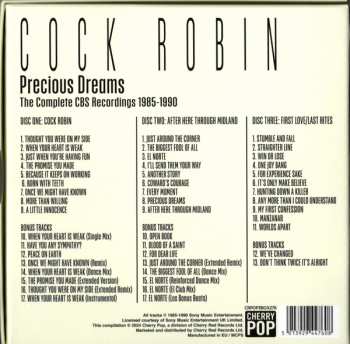 3CD/Coffret Cock Robin: Precious Dreams (The Complete CBS Recordings 1985-1990)
