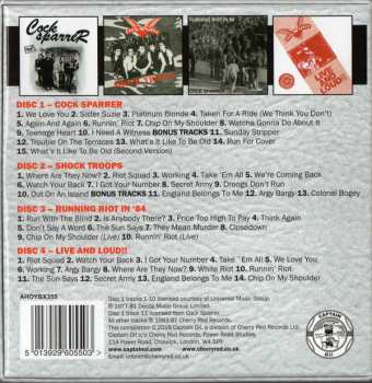 4CD/Coffret Cock Sparrer: The Albums 1978-87