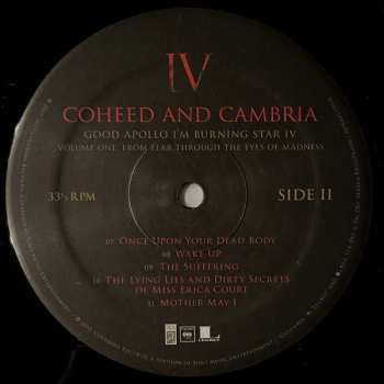 2LP Coheed And Cambria: Good Apollo I'm Burning Star IV | Volume One: From Fear Through The Eyes Of Madness